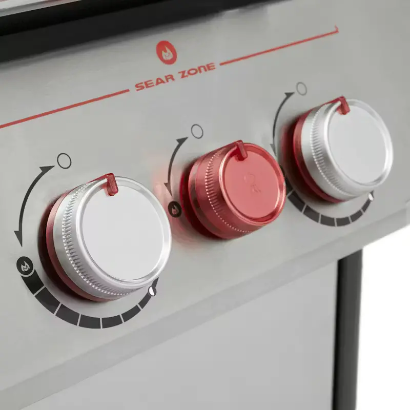 36400001 Weber Genesis S-435 Stainless Steel Liquid Propane Grill-3