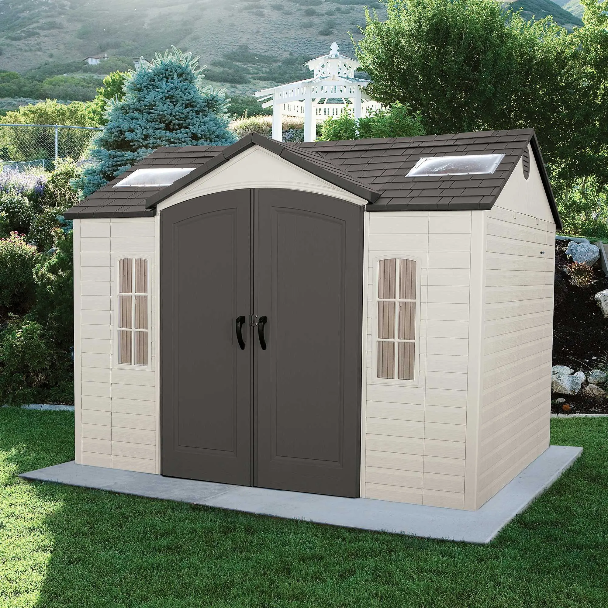 60005 Lifetime 10 ft. x 8 ft. Outdoor Storage Shed-2