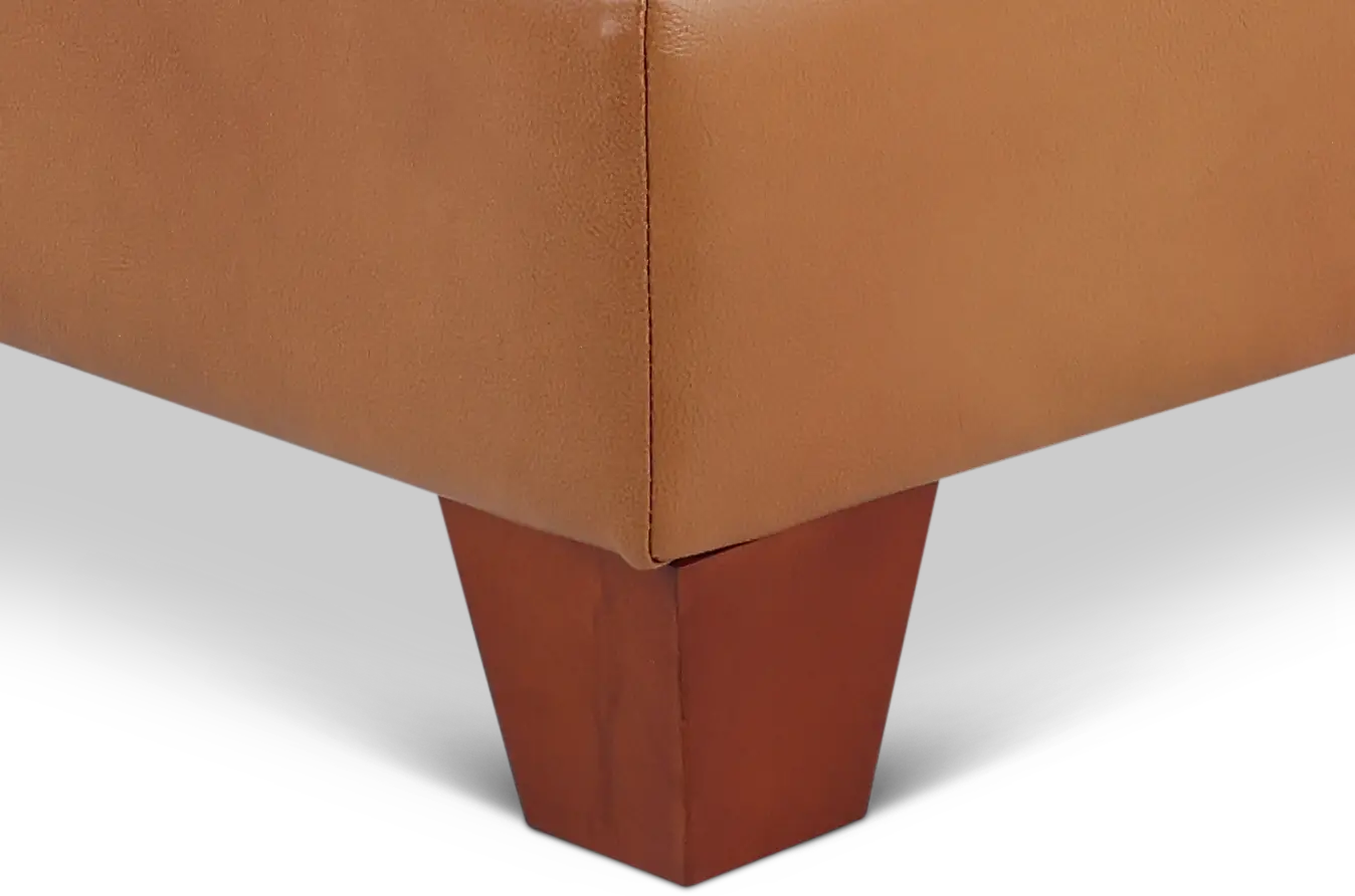 Sierra Camel Brown Leather Storage Ottoman-2