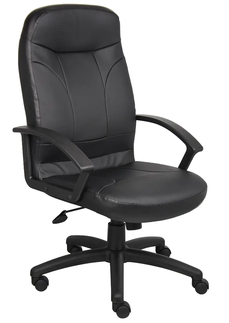 Black LeatherPlus Office Chair