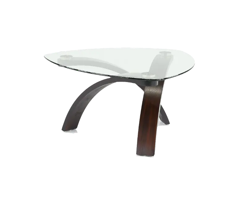 Allure Brown Glass Coffee Table