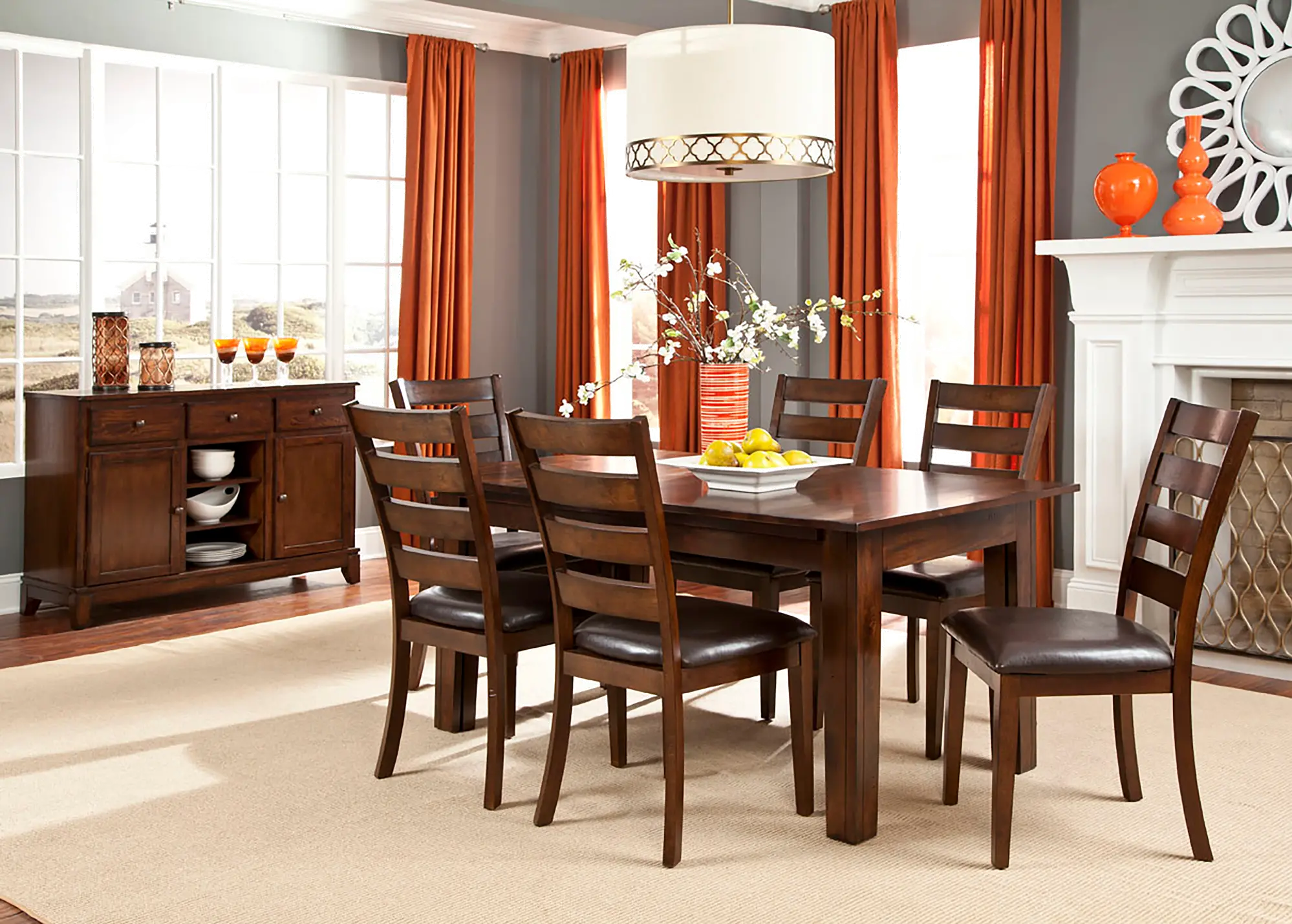 Kona Brown Dining Table-5