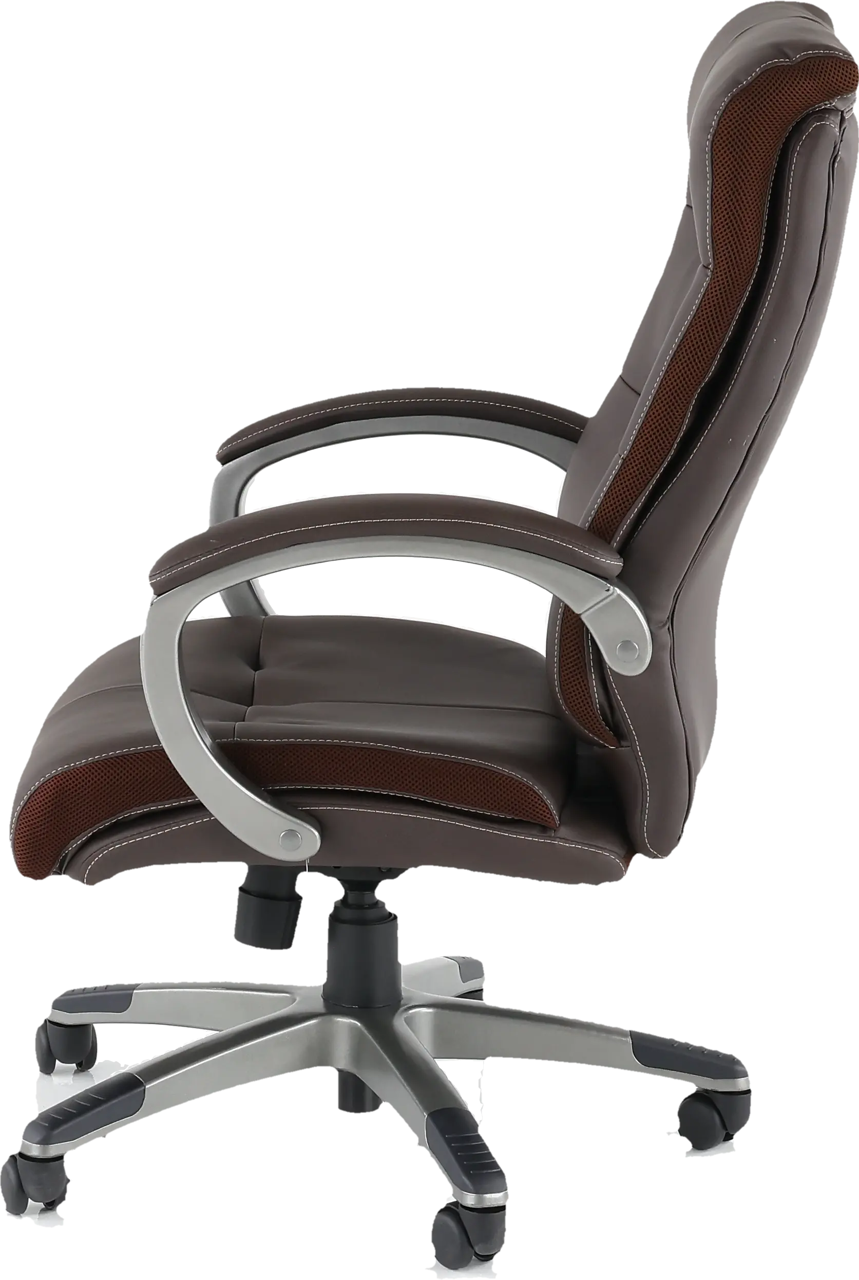 Brown High Back Executive Office Chair-4