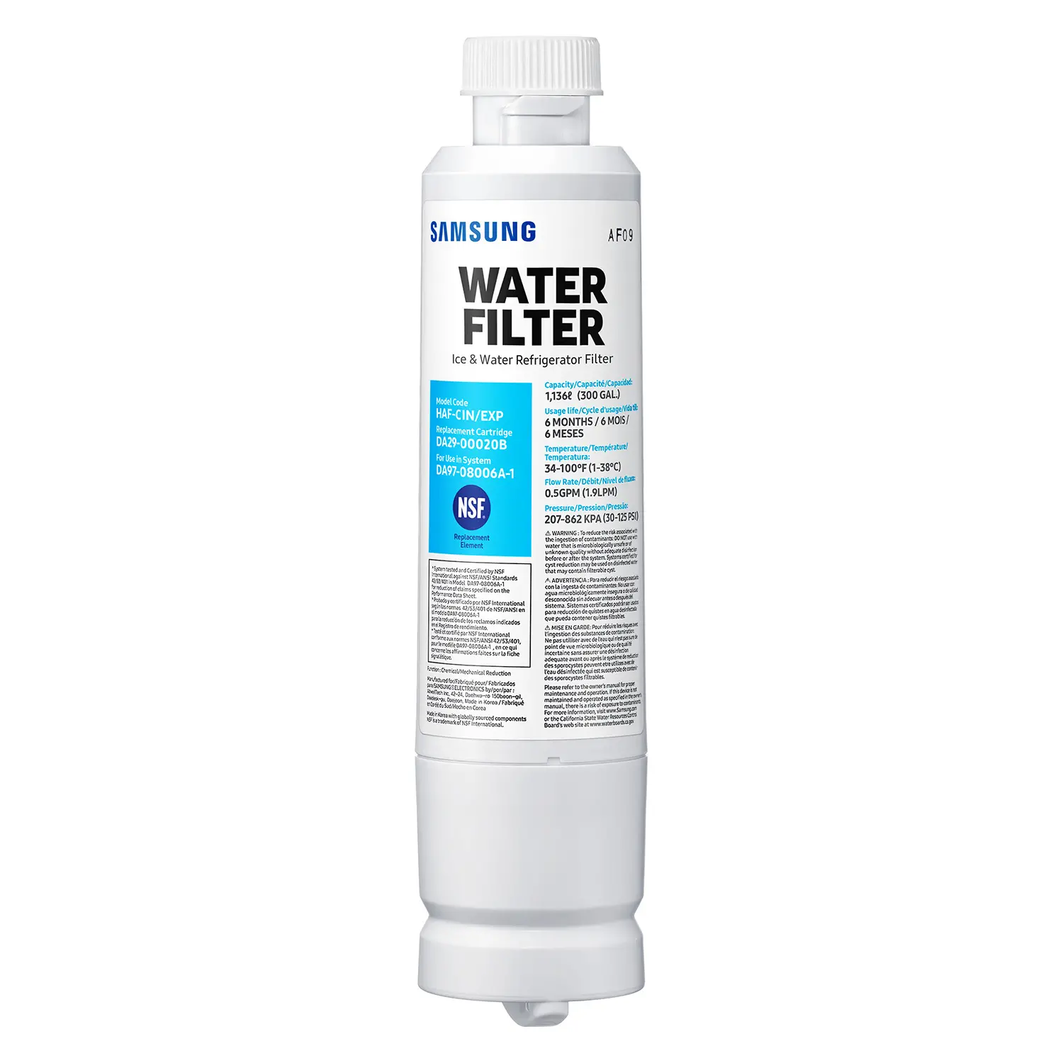 HAF-CIN/EXP Samsung Refrigerator Water Filter HAF-CIN-1