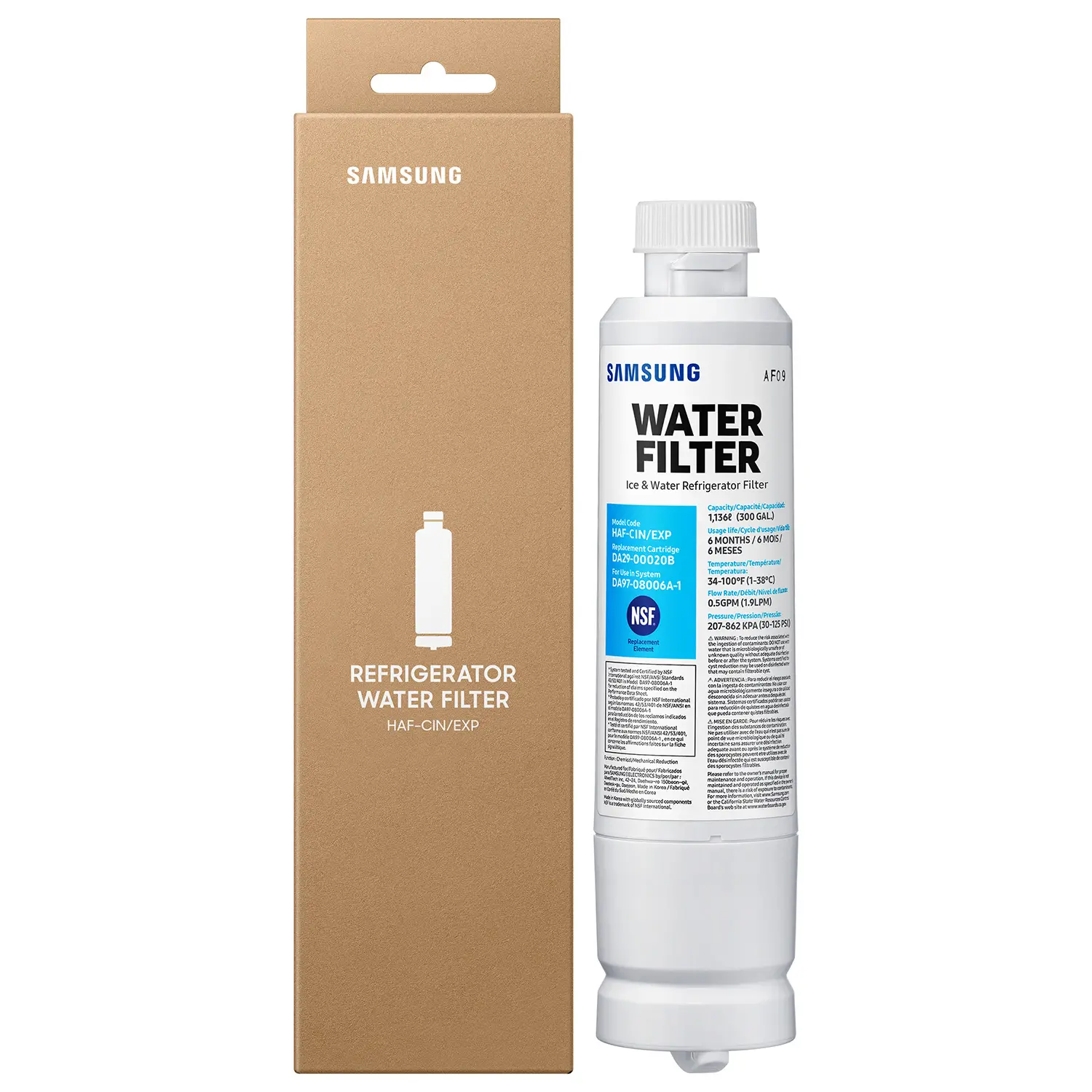 HAF-CIN/EXP Samsung Refrigerator Water Filter HAF-CIN-2