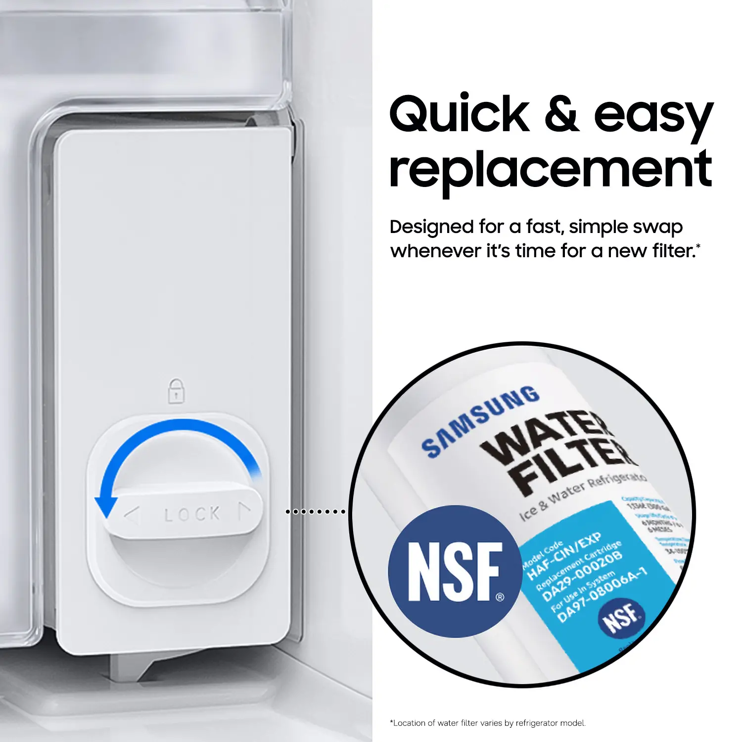 HAF-CIN/EXP Samsung Refrigerator Water Filter HAF-CIN-5
