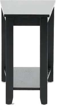 Wedge Black Side Table