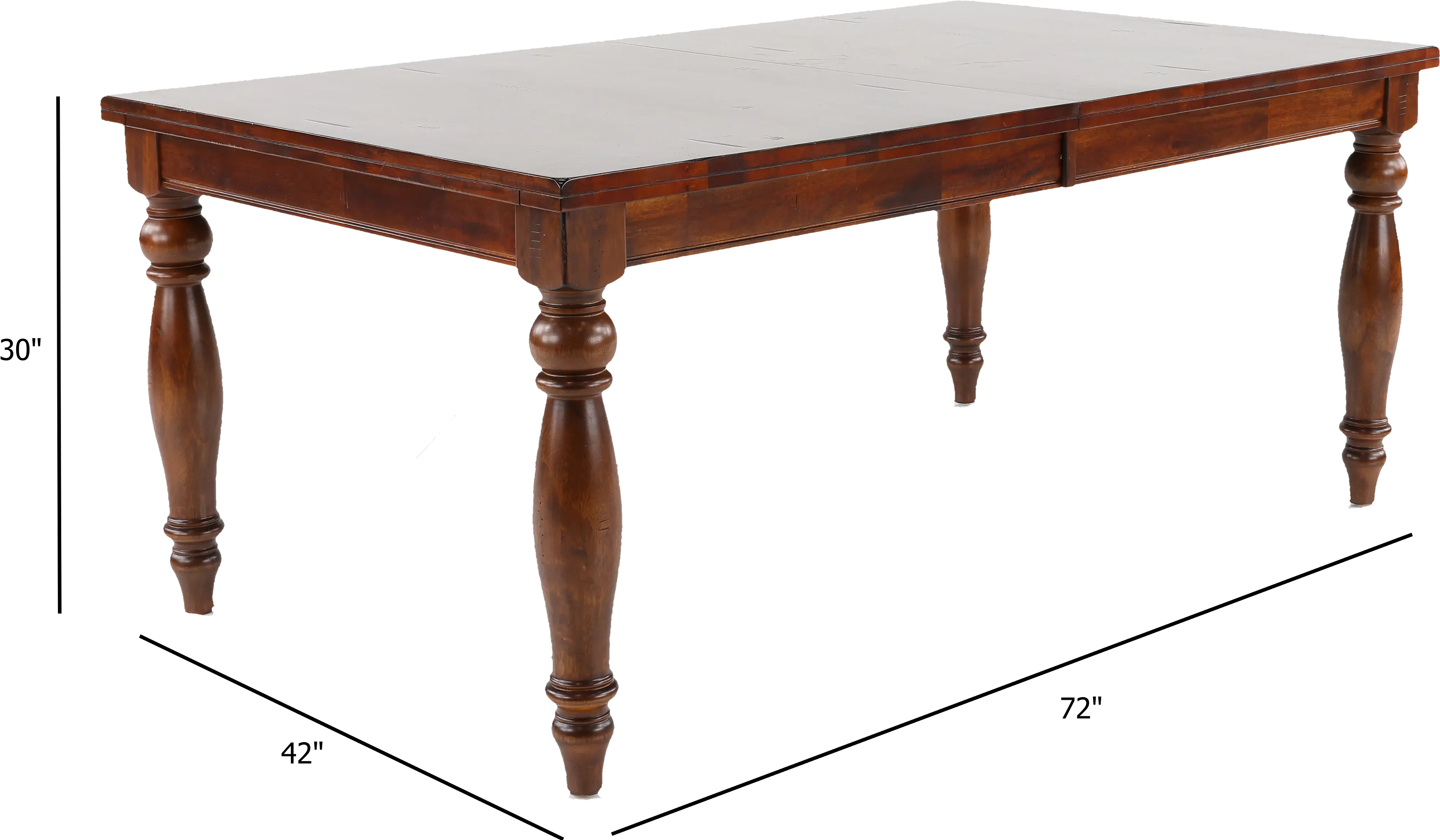 Kingston Dark Brown Dining Table-2