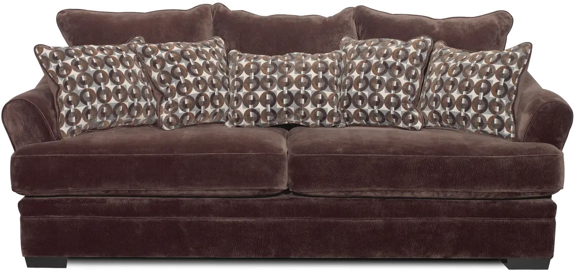 ACRSOF Acropolis Brown Sofa-1