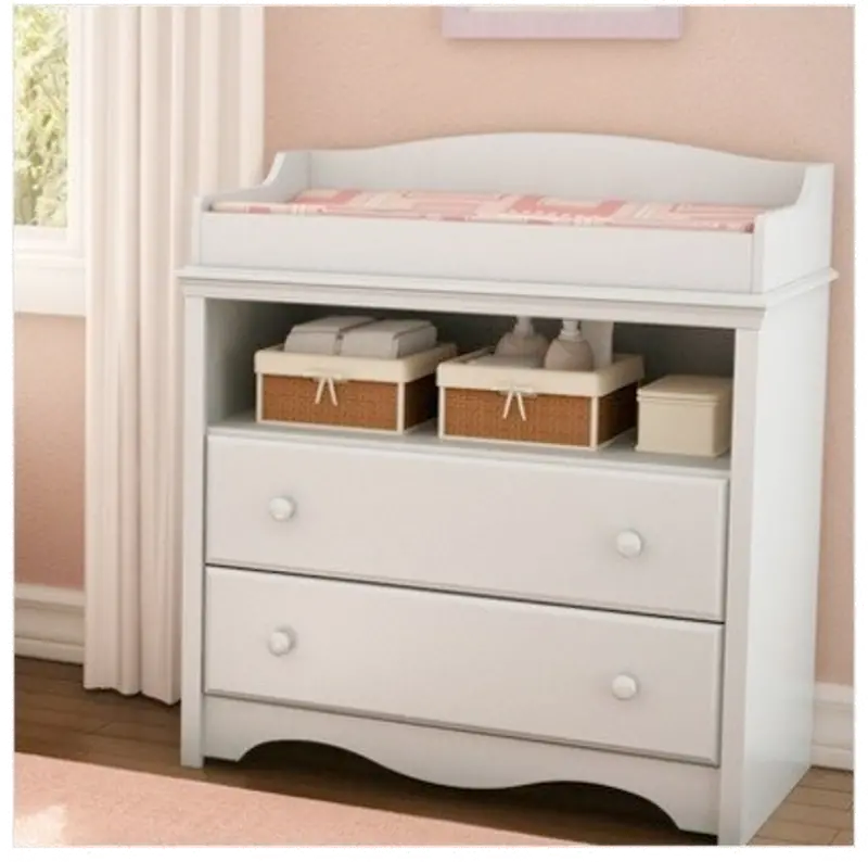 Angel White Changing Table with Drawers - South Shore