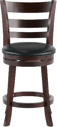Harper Dark Cherry Swivel Counter Height Stool