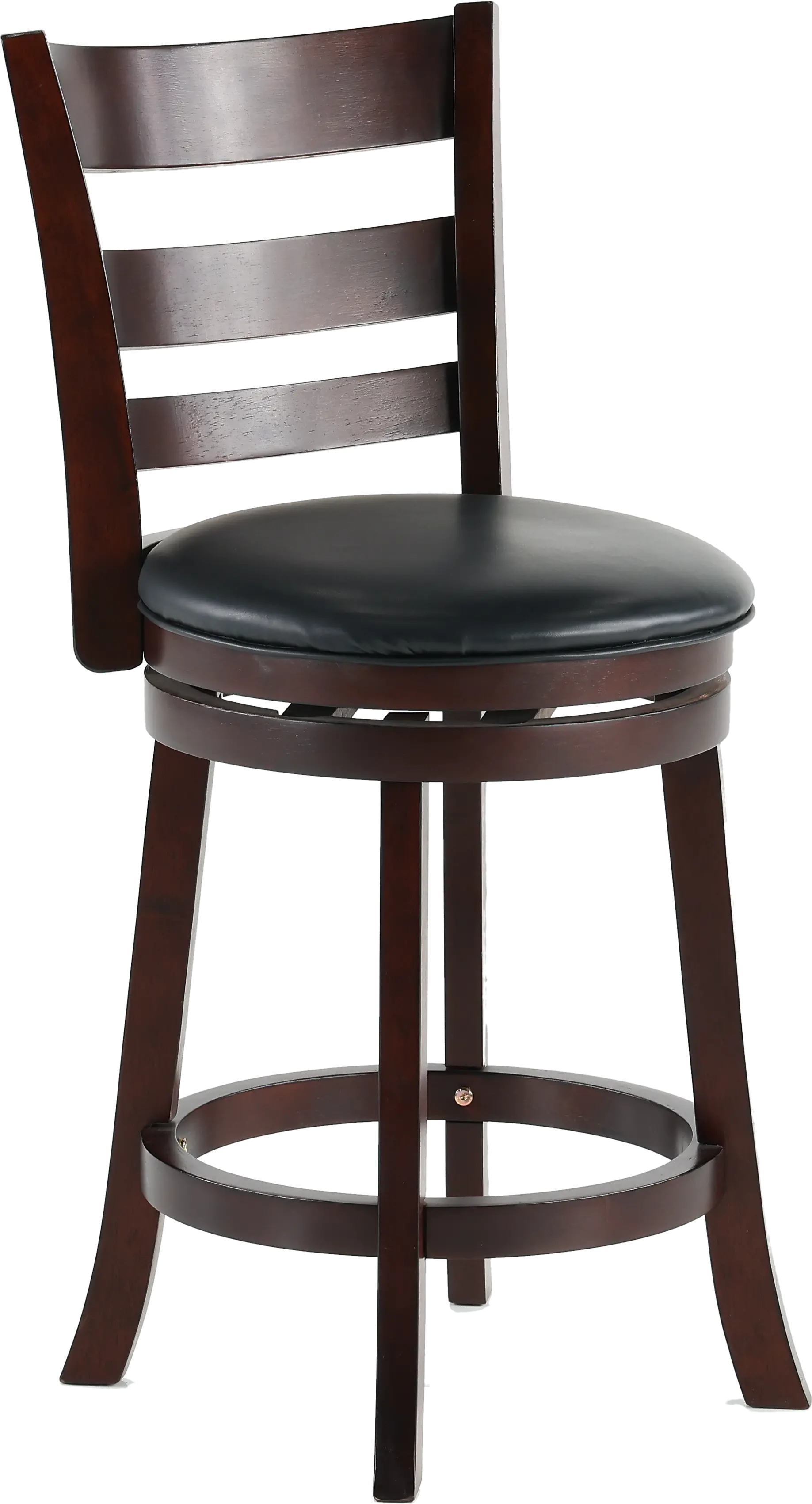 Harper Dark Cherry Swivel Counter Height Stool-2