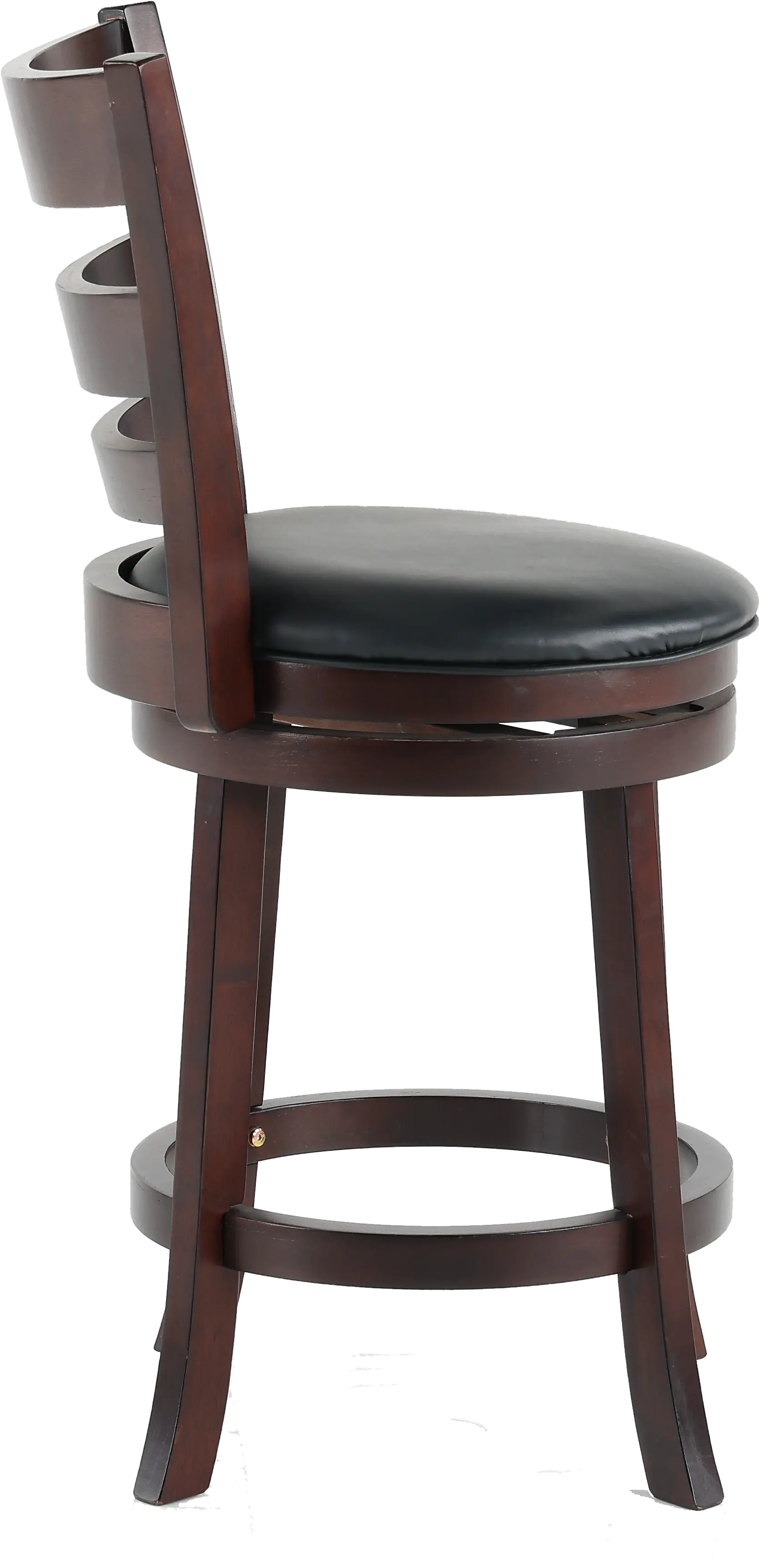 Harper Dark Cherry Swivel Counter Height Stool-5