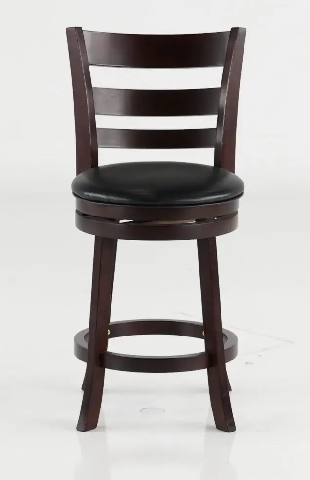 Harper Dark Cherry Swivel Counter Height Stool-9