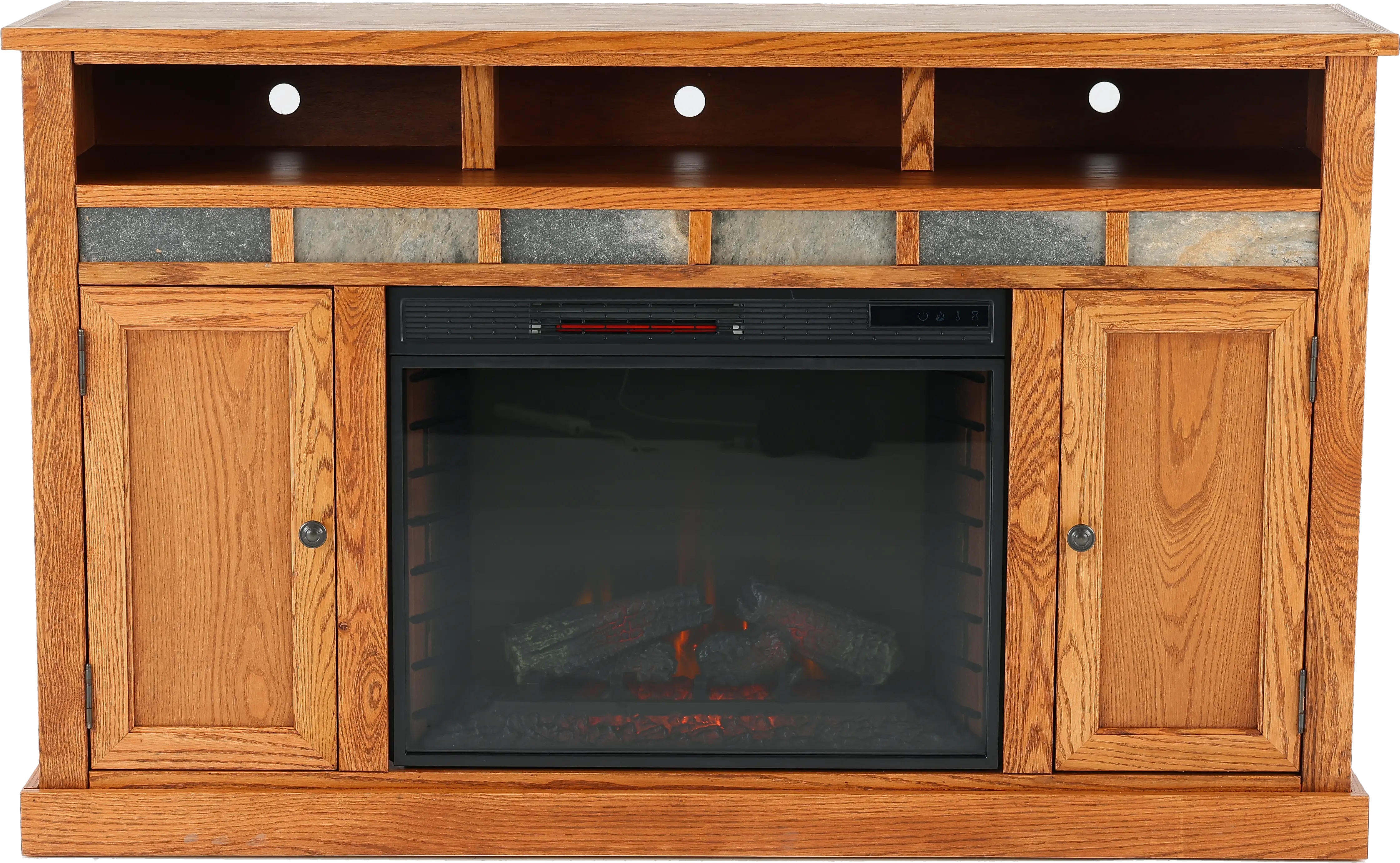 Oak Creek 62  Fireplace TV Stand-1