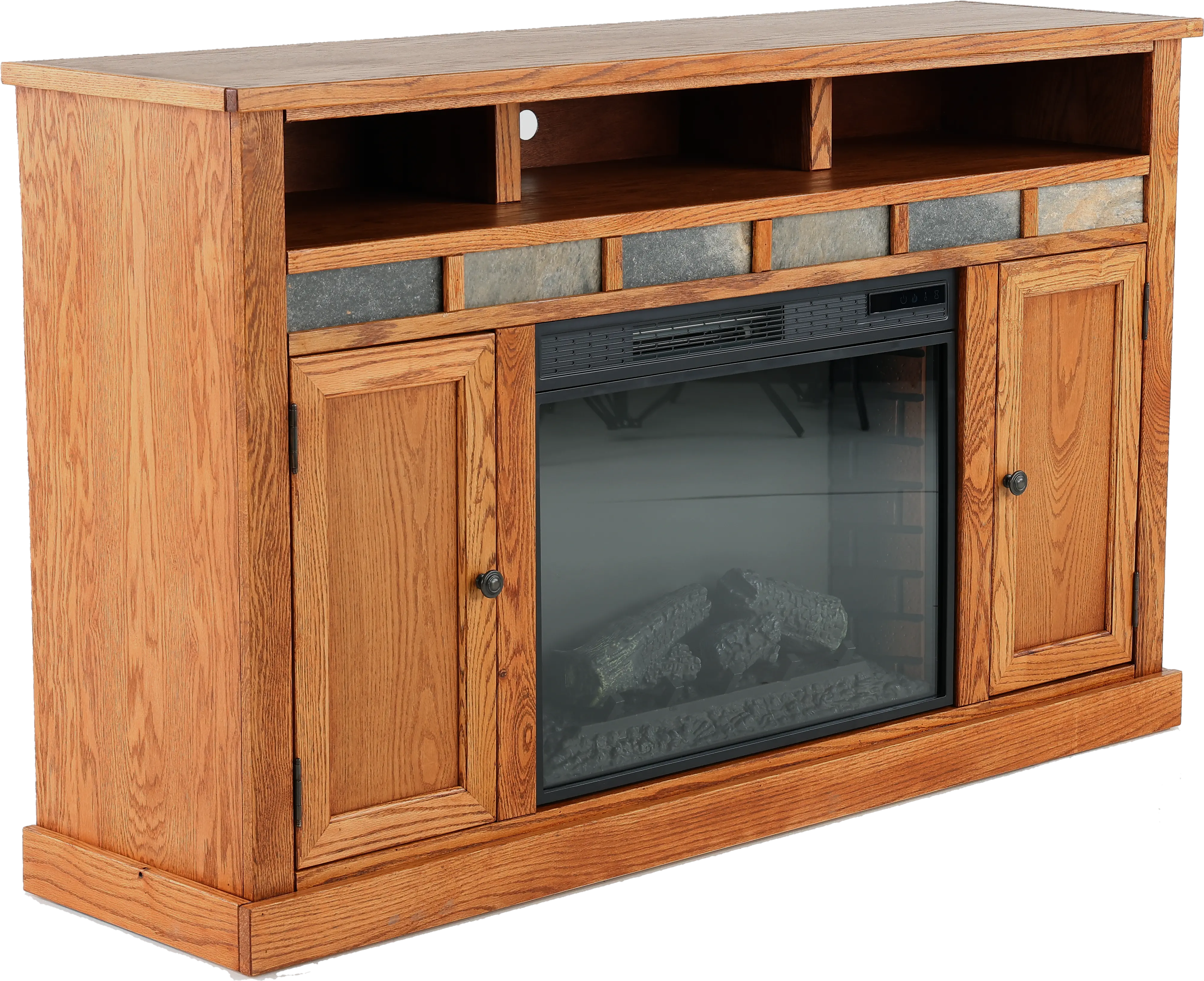 Oak Creek 62  Fireplace TV Stand-3
