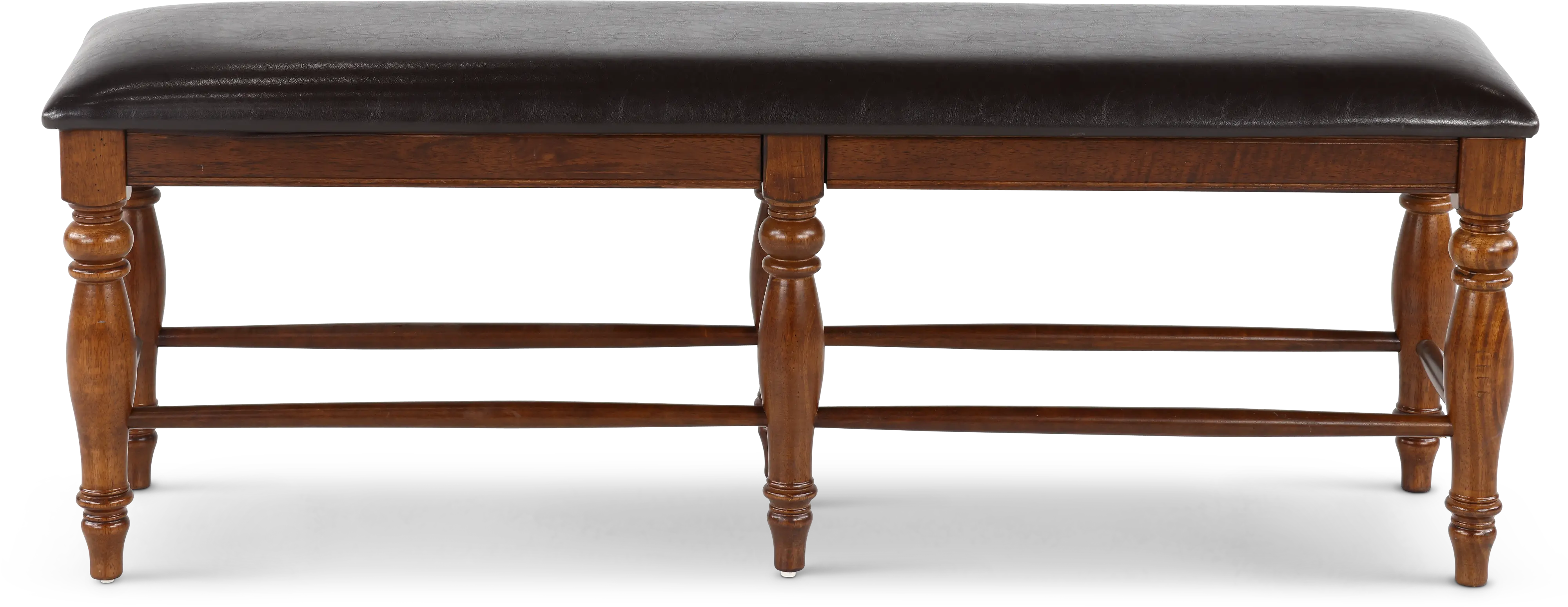 Kingston Brown Dining Bench-1