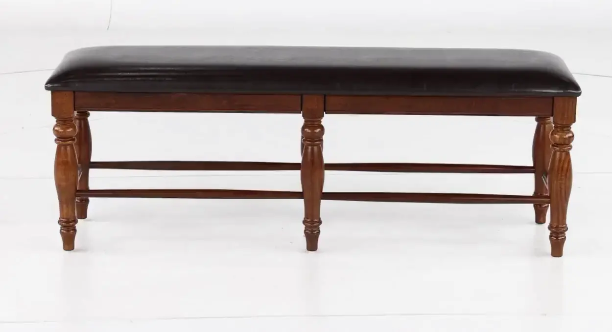 Kingston Brown Dining Bench-7