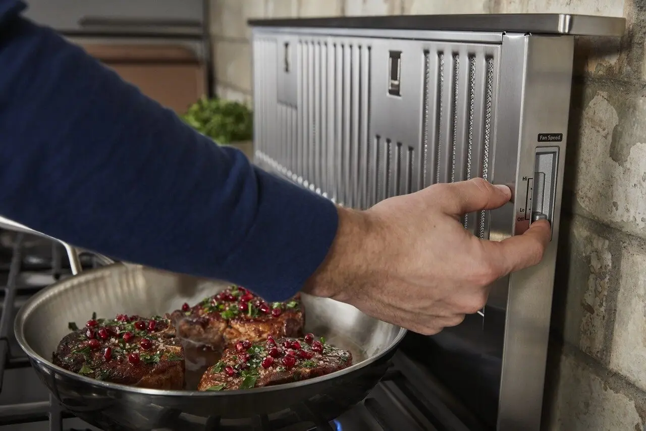 KXD4636YSS KitchenAid 36 Inch Retractable Downdraft Vent - Stainless Steel-3