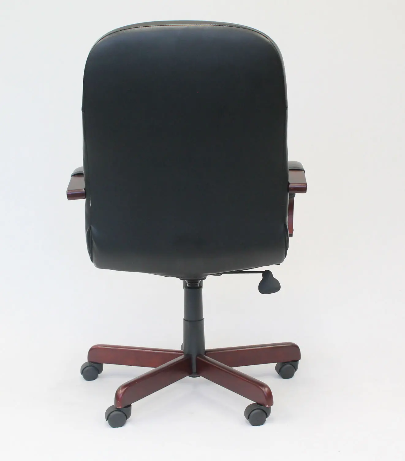 LeatherPlus Black Office Chair-6
