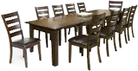 Kona Brown 11 Piece Dining Set