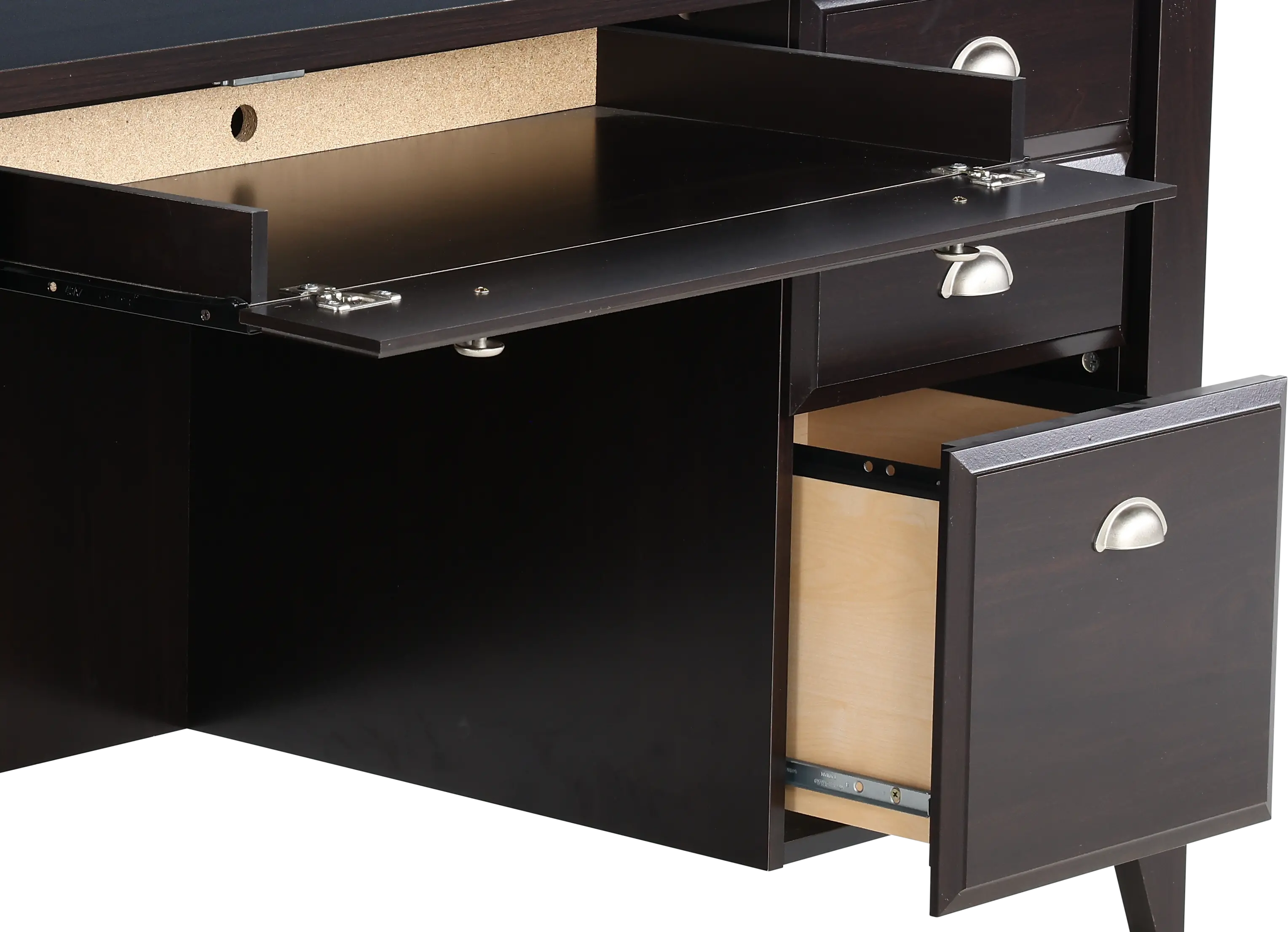 Shoal Creek Dark Brown Executive Office Desk-6