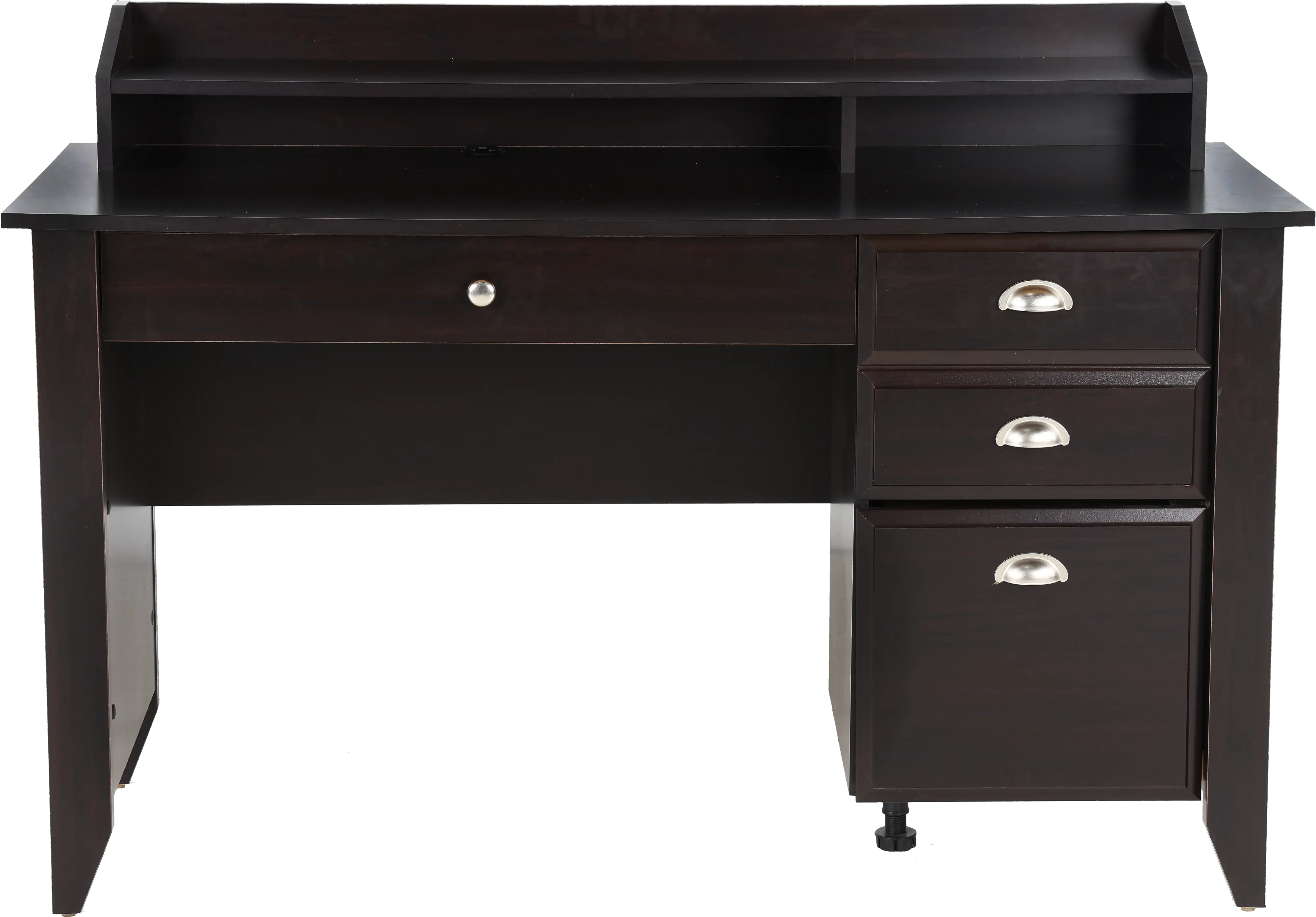 Shoal Creek Traditional Dark Brown Office Desk-1