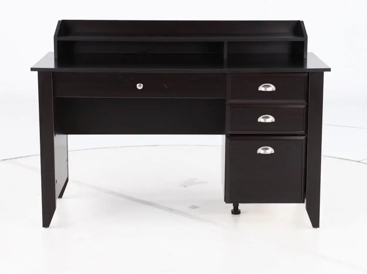 Shoal Creek Traditional Dark Brown Office Desk-9