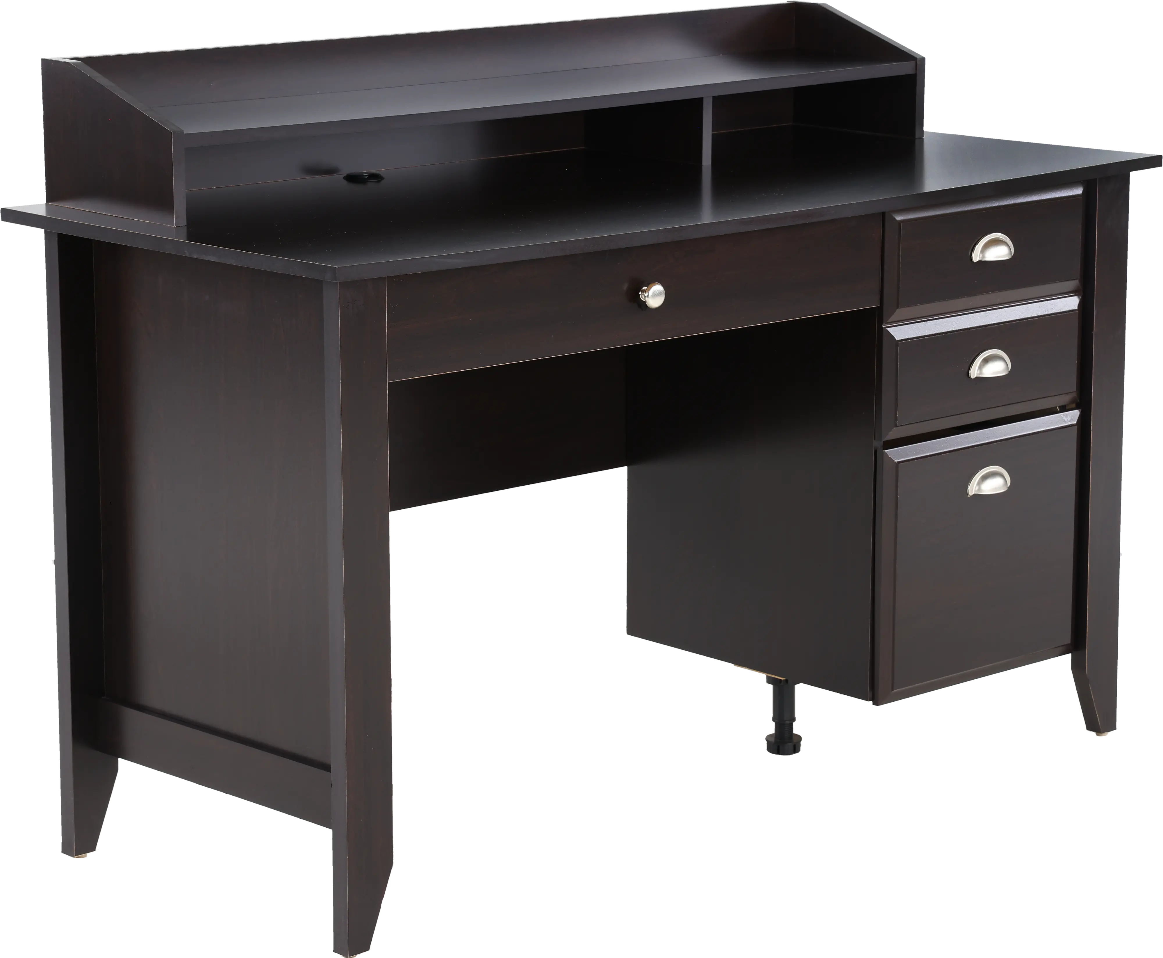 Shoal Creek Traditional Dark Brown Office Desk-4