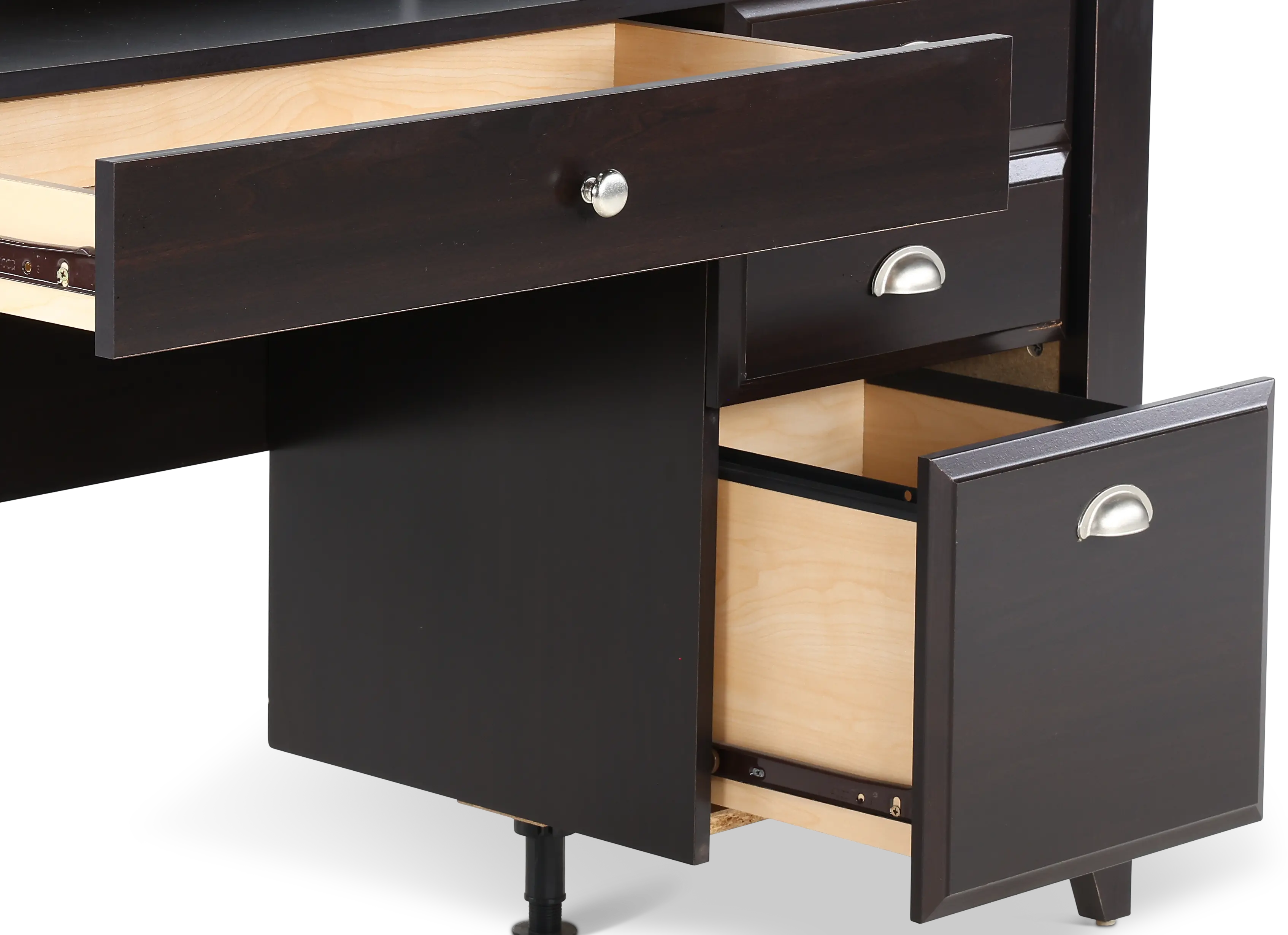 Shoal Creek Traditional Dark Brown Office Desk-6