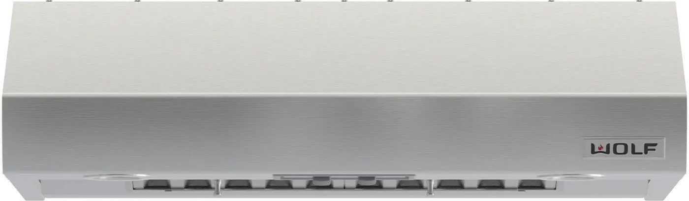 PW362210 Wolf Pro 36 Inch Low Profile Wall Hood - Stainless Steel-1