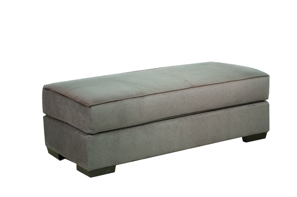 Spartan Gray Ottoman