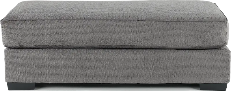 Spartan Gray Ottoman