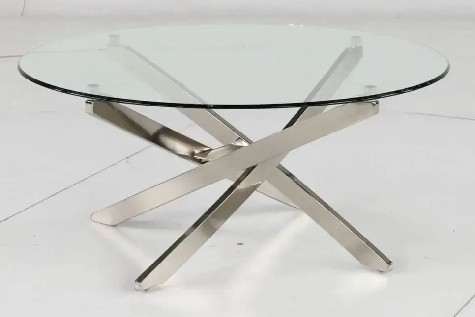 Zila Coffee Table with Glass Top-6
