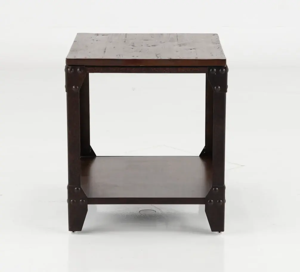 Pinebrook Brown End Table-5