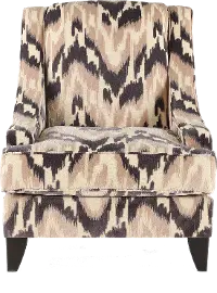 ZOECHA Spartan Latte & Gray Accent Chair