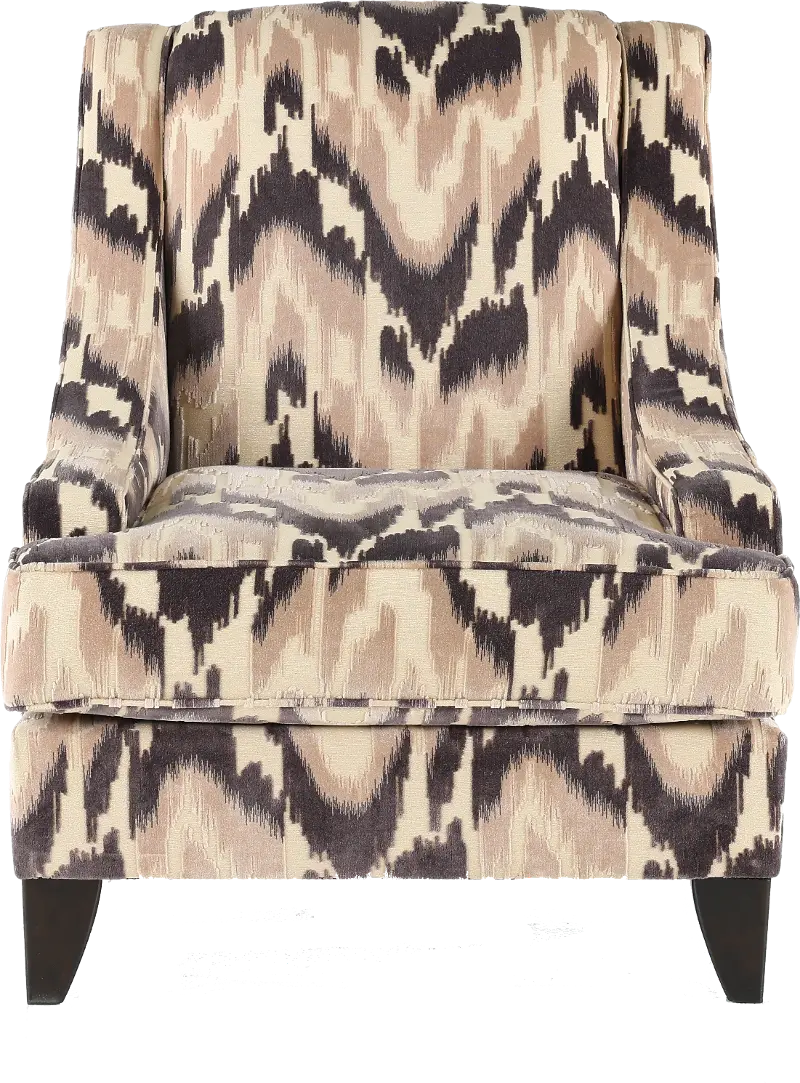 Spartan Latte & Gray Accent Chair