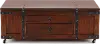 Santa Fe Rustic Lift-top Wood Coffee Table on Wheels