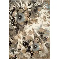 3774/275/8X11/CASA Casa 8 x 11 Floral Cream Area Rug