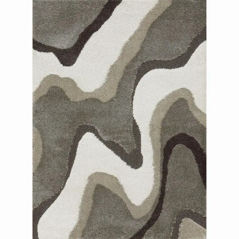 Enchant 8 x 11 Brown and Tan Area Rug