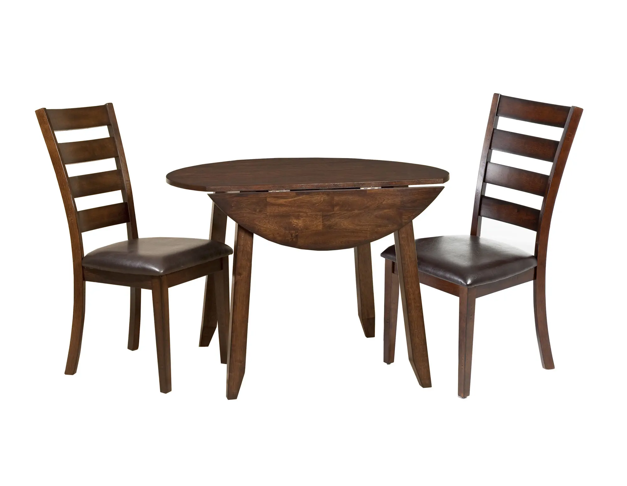 Kona Brown 3 Piece Round Dining Room Set-1
