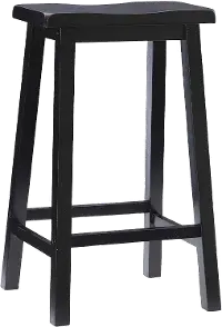 Terra Cotta Black Bar Stool
