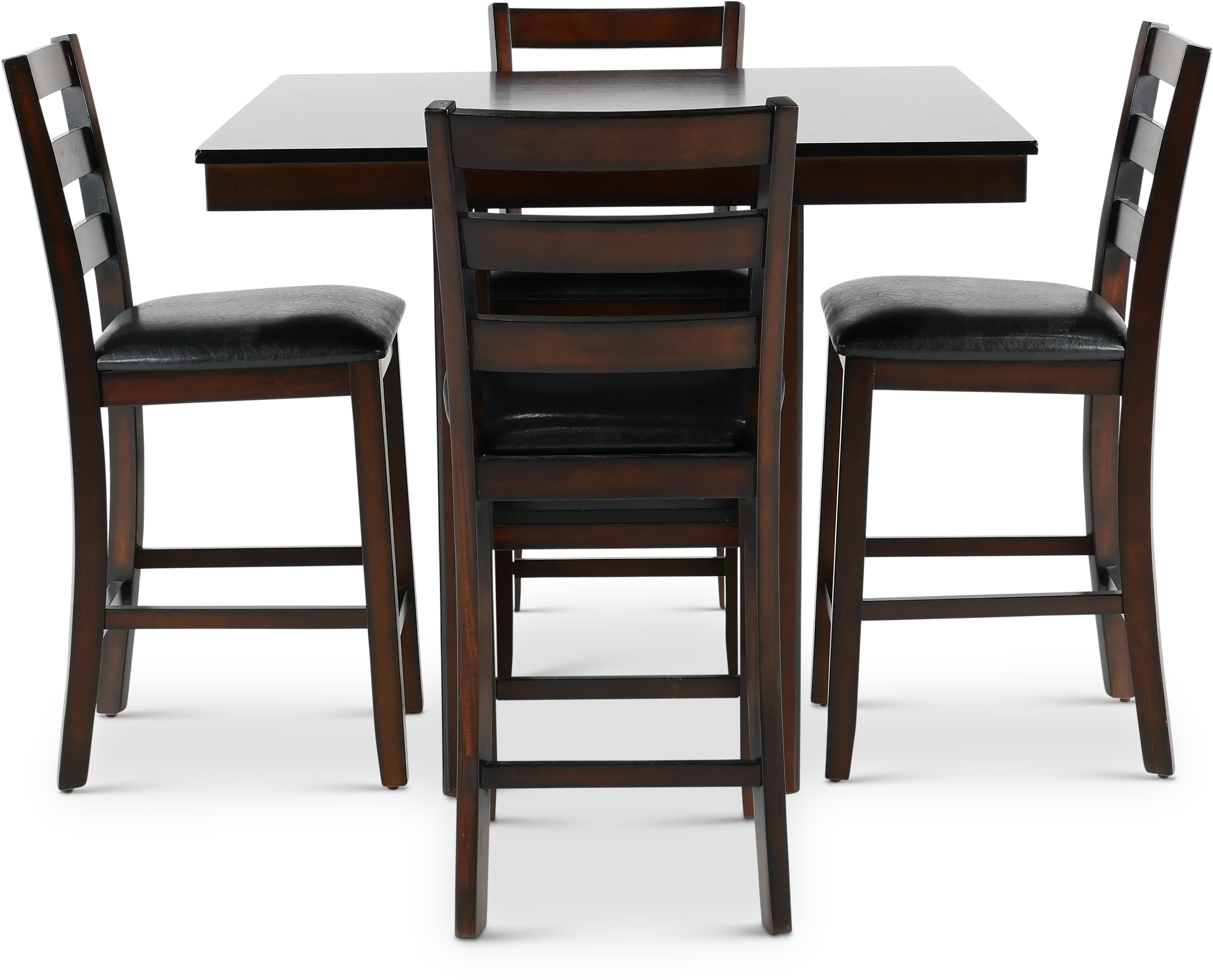 Tahoe Dark Brown 5 Piece Counter Height Dining Set-4