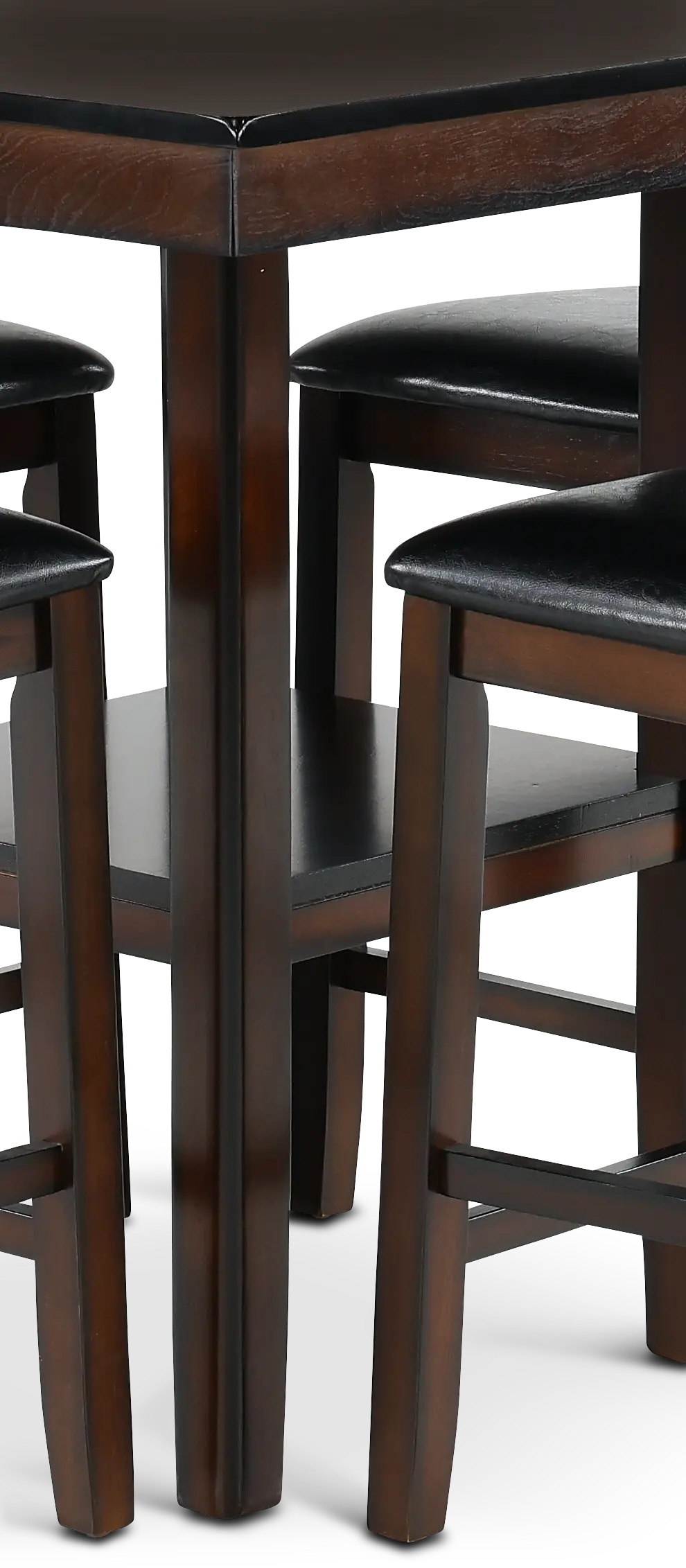 Tahoe Dark Brown 5 Piece Counter Height Dining Set-2