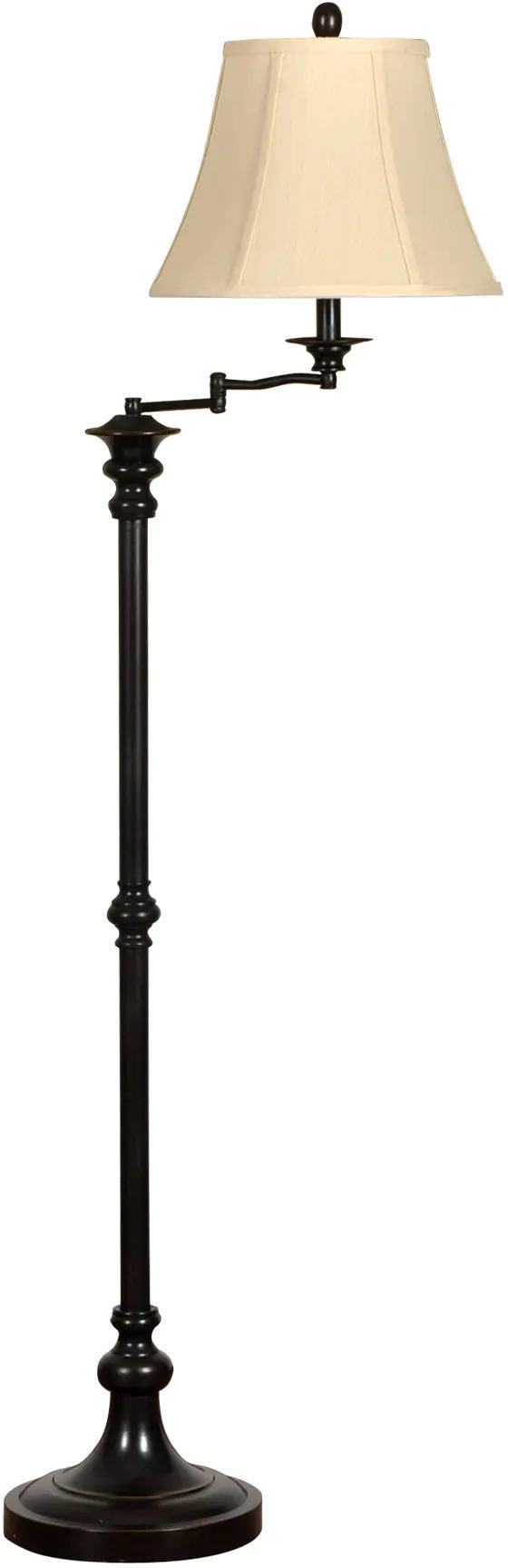 Bronze Swing Arm Floor Lamp-1