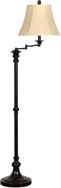 Bronze Swing Arm Floor Lamp