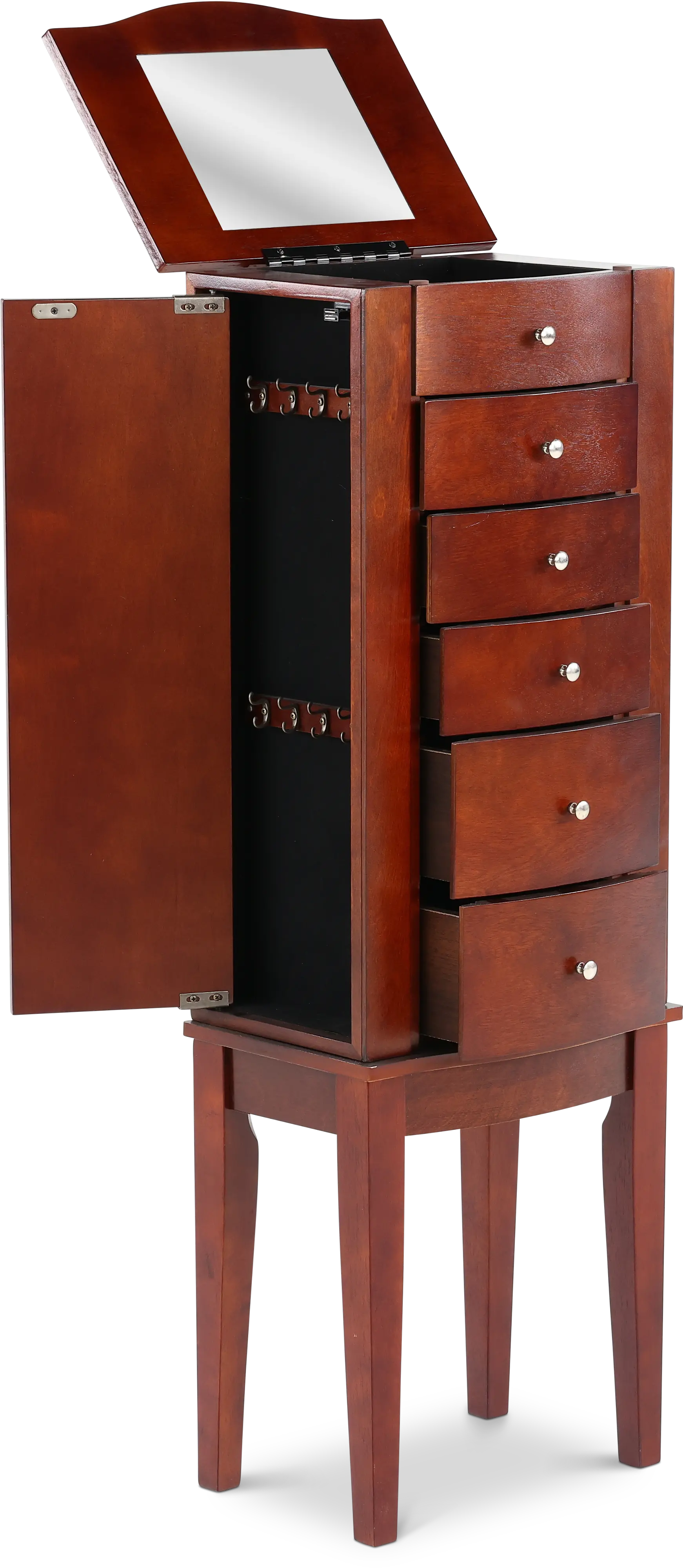 Merlot Jewelry Armoire-4