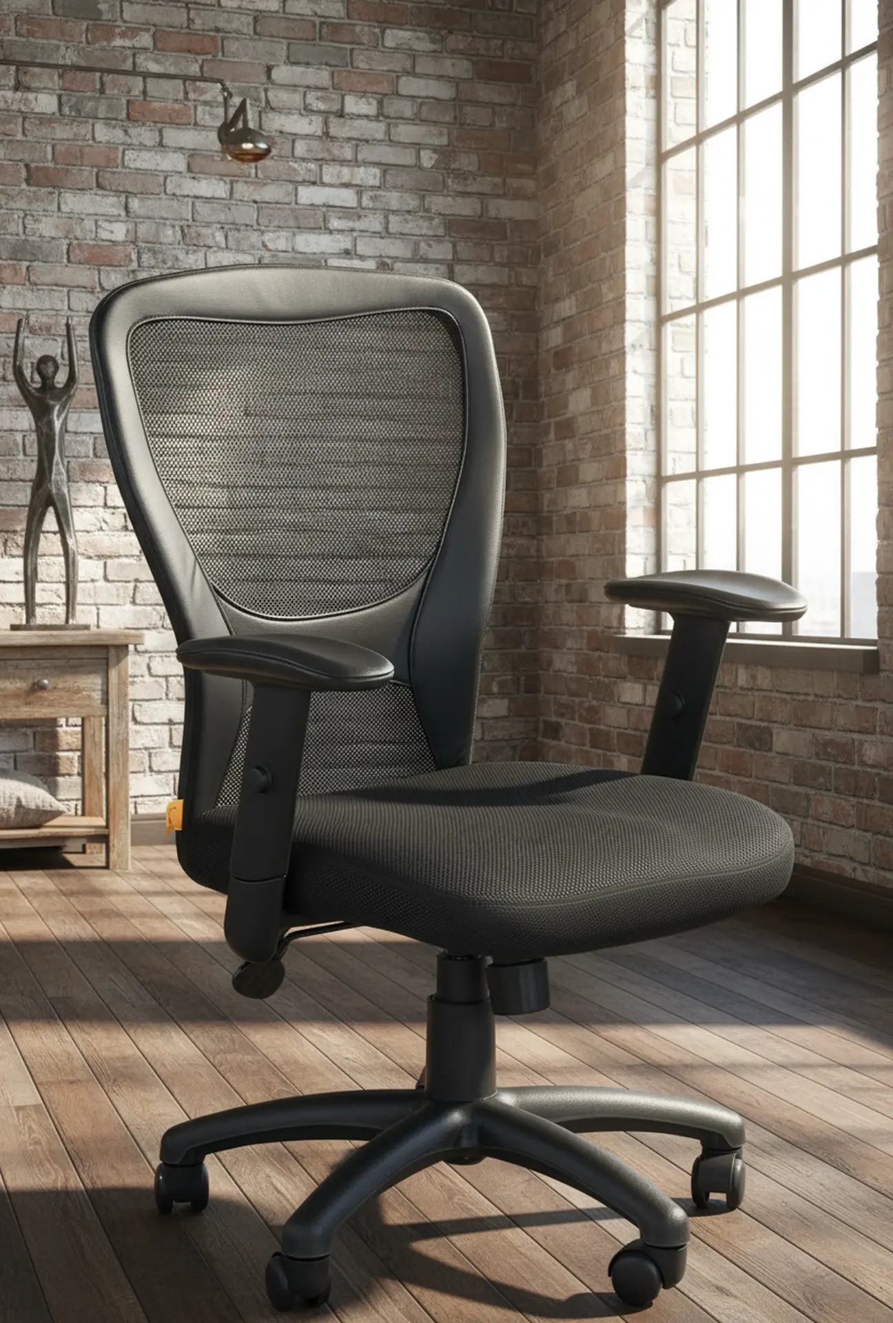 Mesh Black Office Chair-2