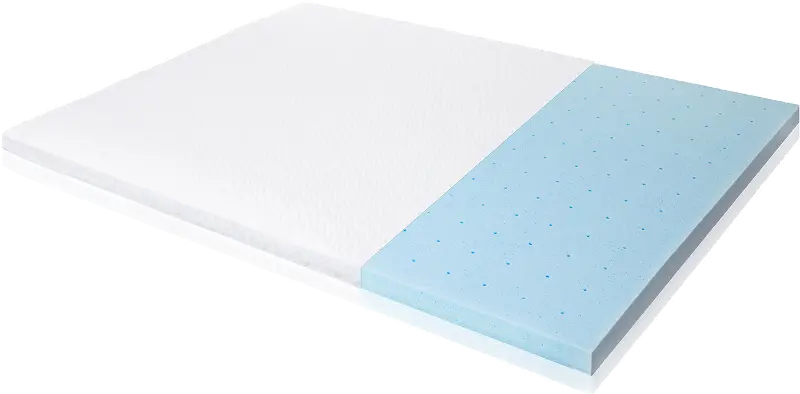 Malouf 2.5 Inch Twin-XL Gel Memory Foam Mattress Topper