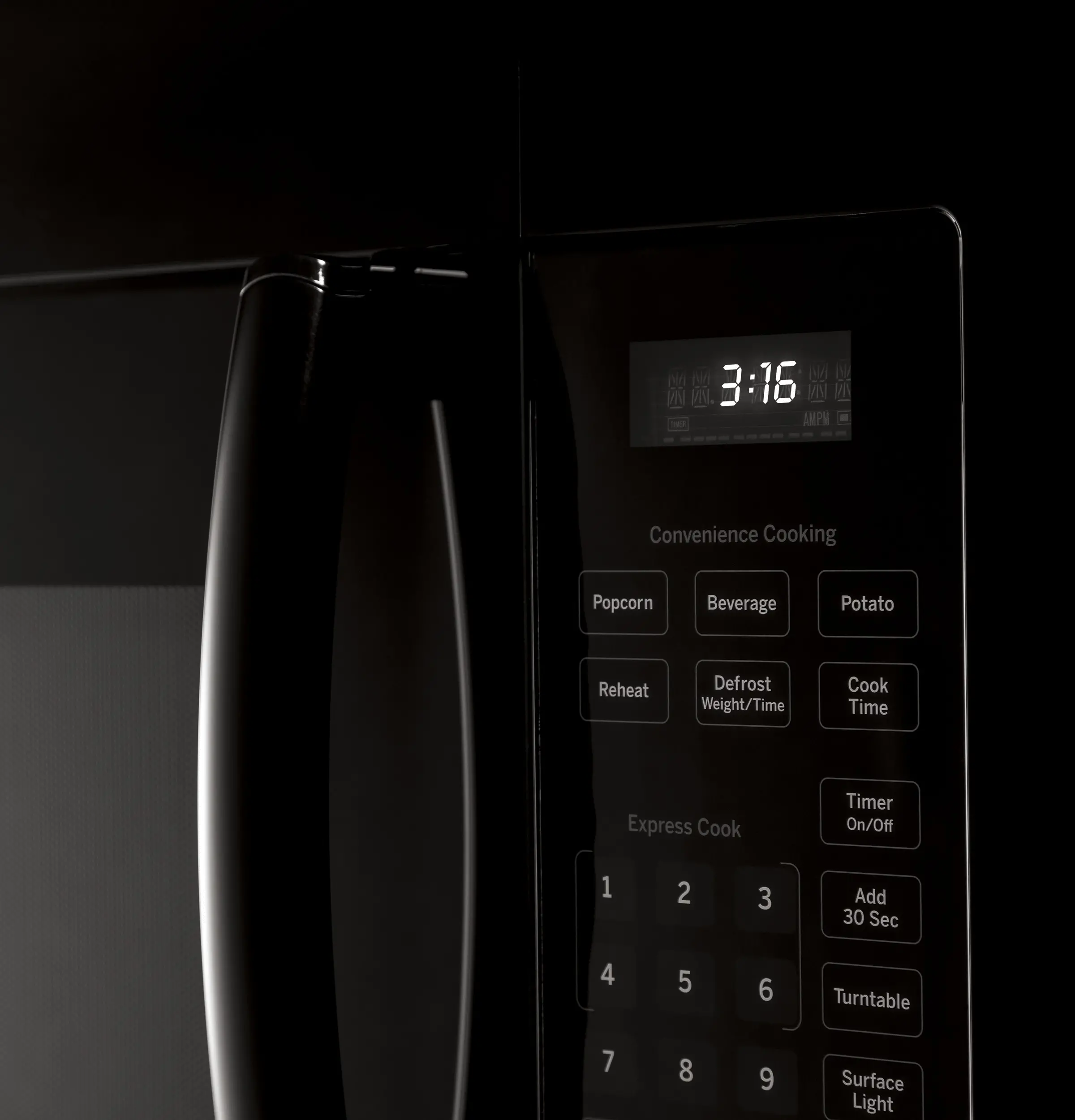 JVM3160DFBB GE Over the Range Microwave - 1.6 cu. ft. Black-4